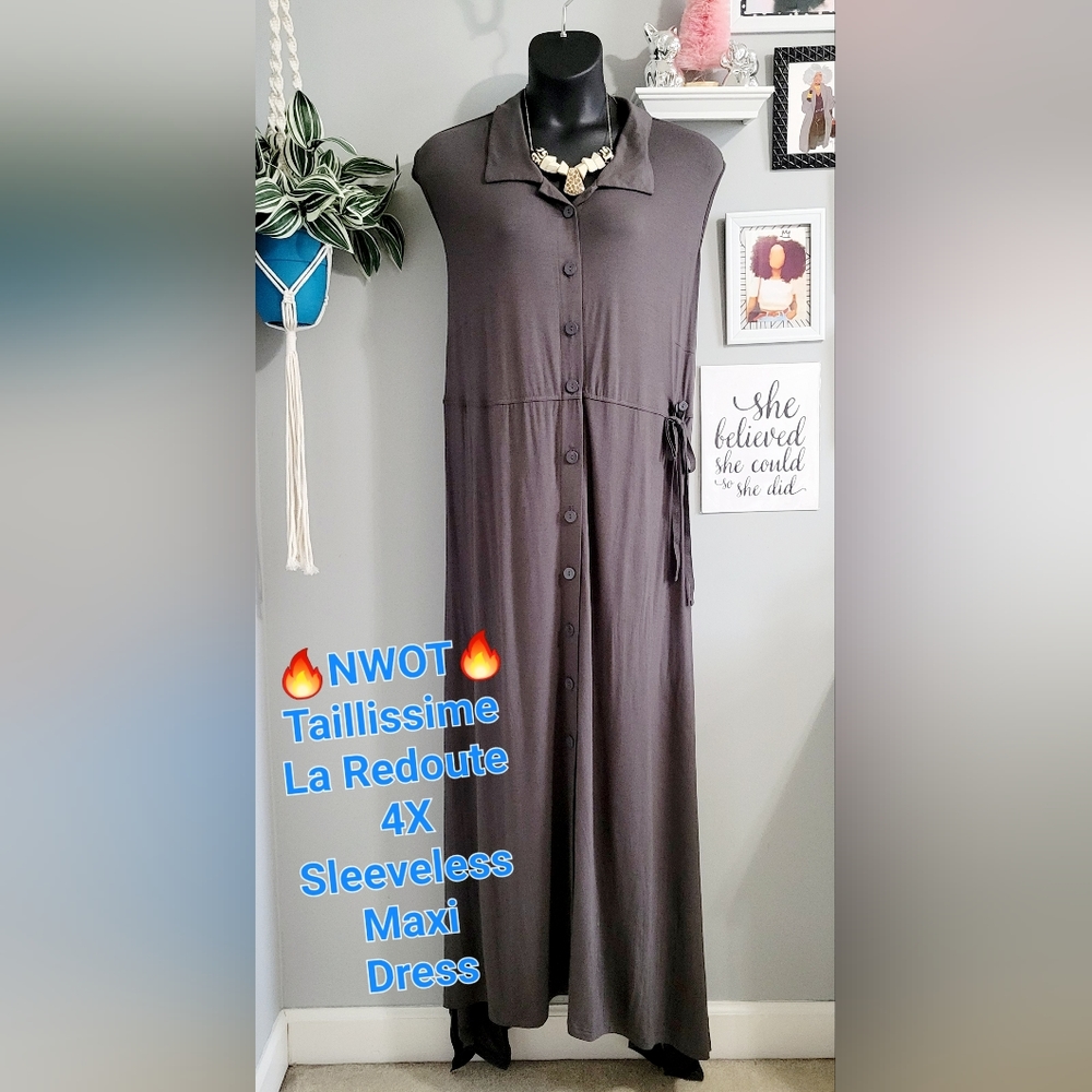 🔥NWOT Taillissime 4X Sleeveless Maxi Dress